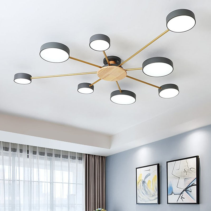 Luminax LED Chandelier — Scandinavian Modern Warm Lighting - Desfino