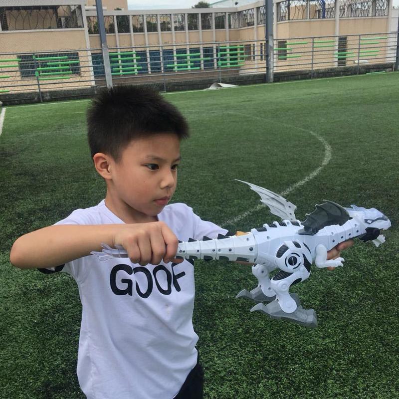 BalmaRex robotspeelgoed-dinosaurus — bewegende vleugels, staart en geluid voor kinderen - Desfino