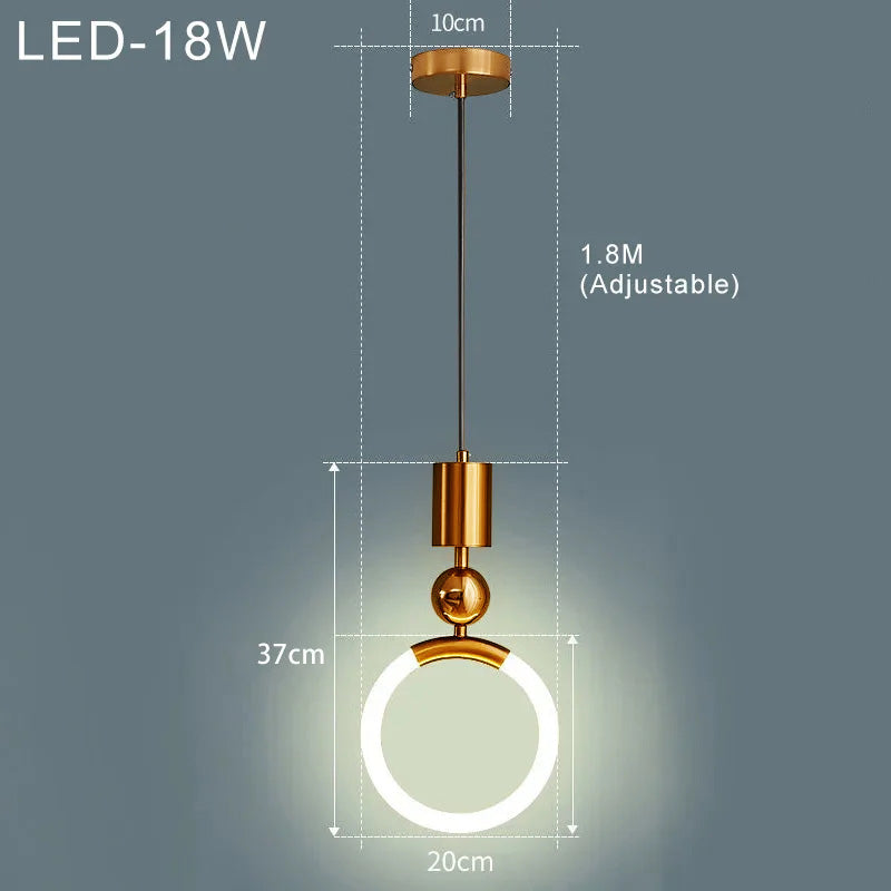 Lumiara nordisk LED-pendellampa — varm, minimalistisk belysning - Desfino