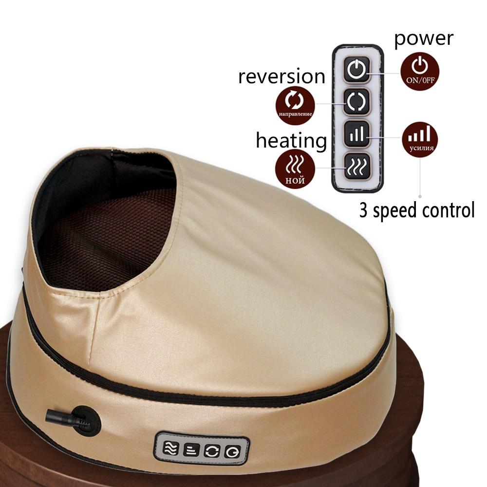CalmaWell Shiatsu Foot Massager — Heated Air Compression Rollers - Desfino