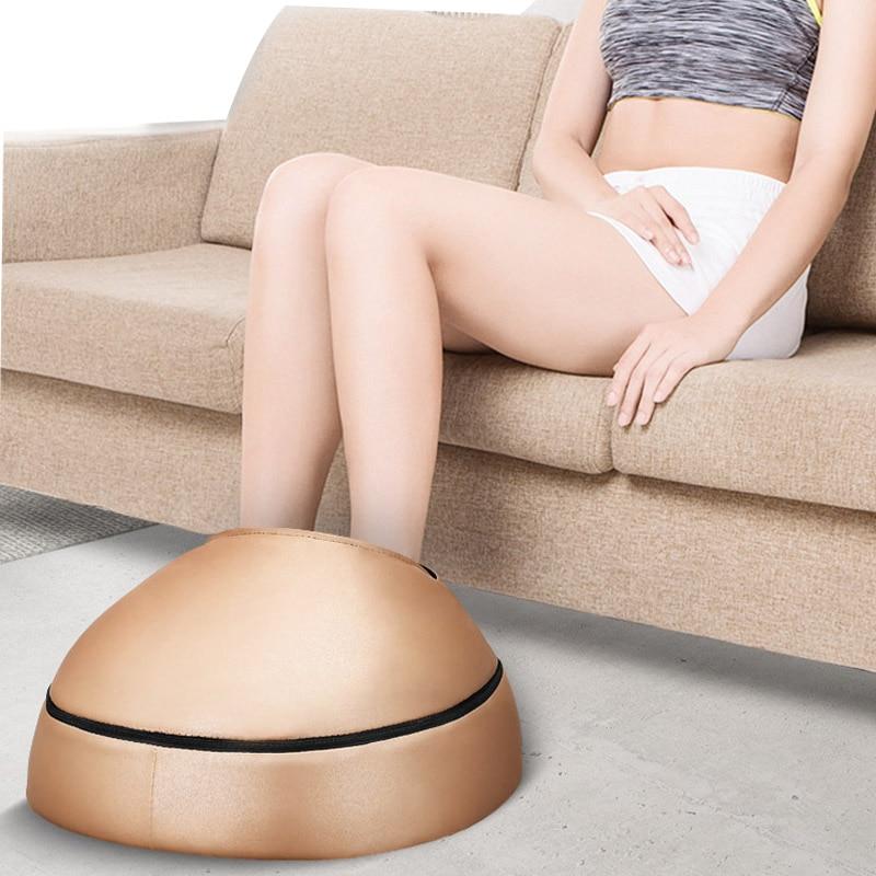 CalmaWell Shiatsu Foot Massager — Heated Air Compression Rollers - Desfino