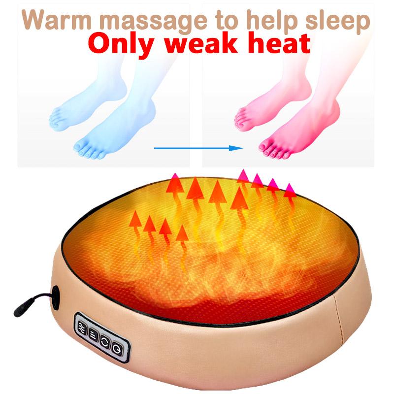 CalmaWell Shiatsu Foot Massager — Heated Air Compression Rollers - Desfino