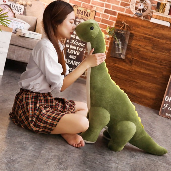 AstraPlush Diplodocus-Dinosaurier-Kuscheltier — Selbststehend, 50/80/100 cm - Desfino
