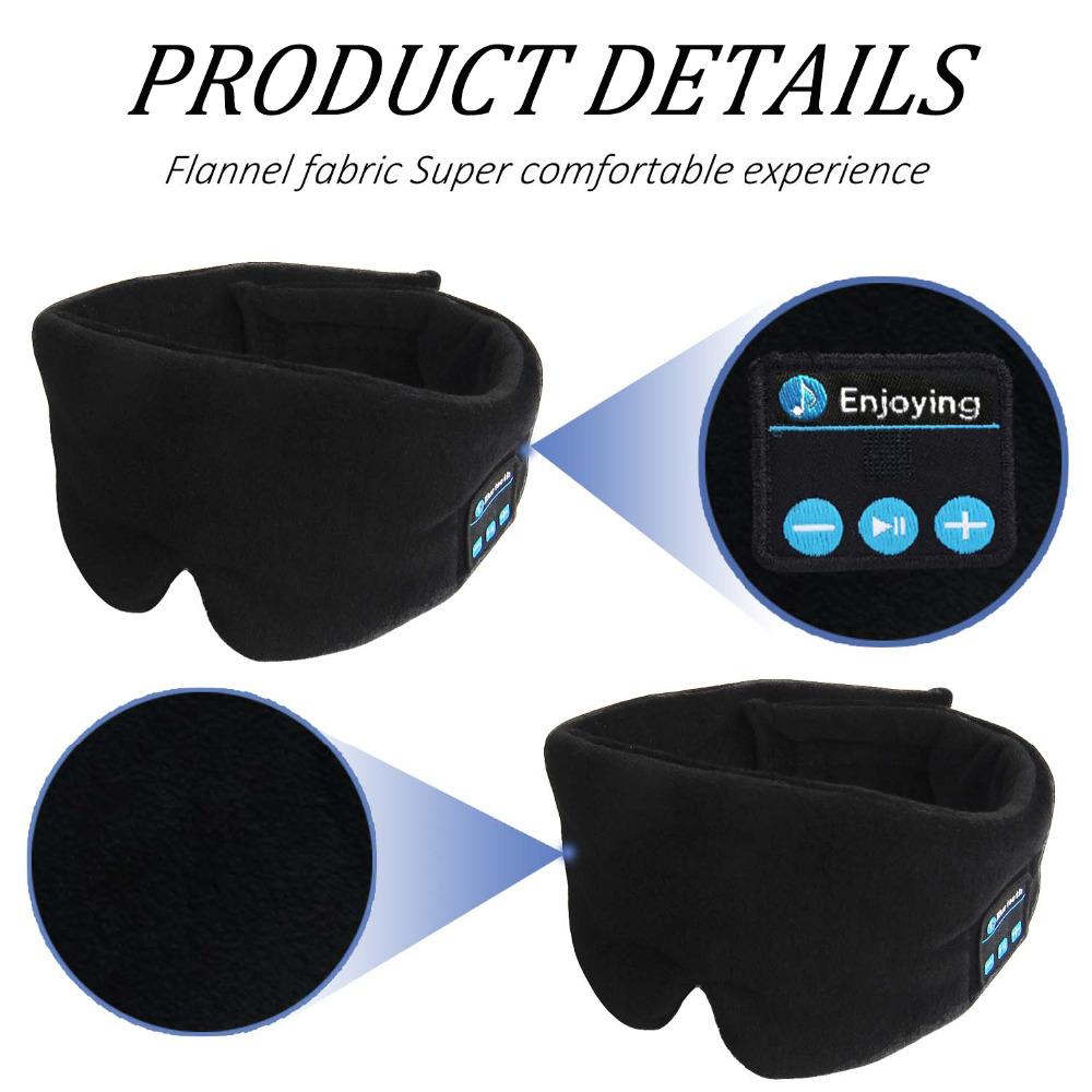 Casque audio sans fil Luna pour dormir — Bandeau antibruit - Desfino