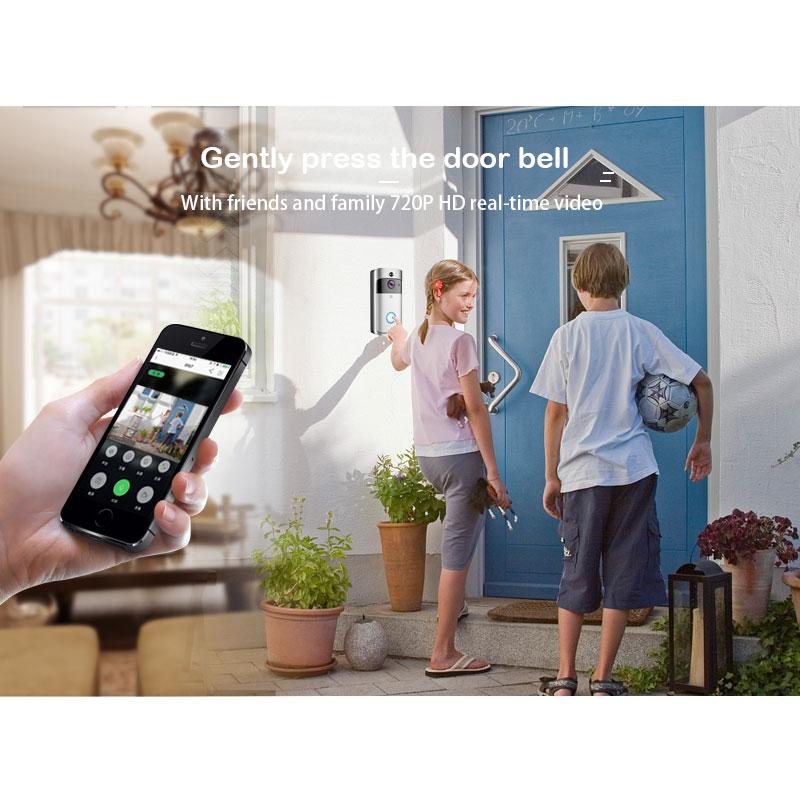 Aleron slimme deurbelcamera — wifi-bewegingsdetectie met meldingen - Desfino