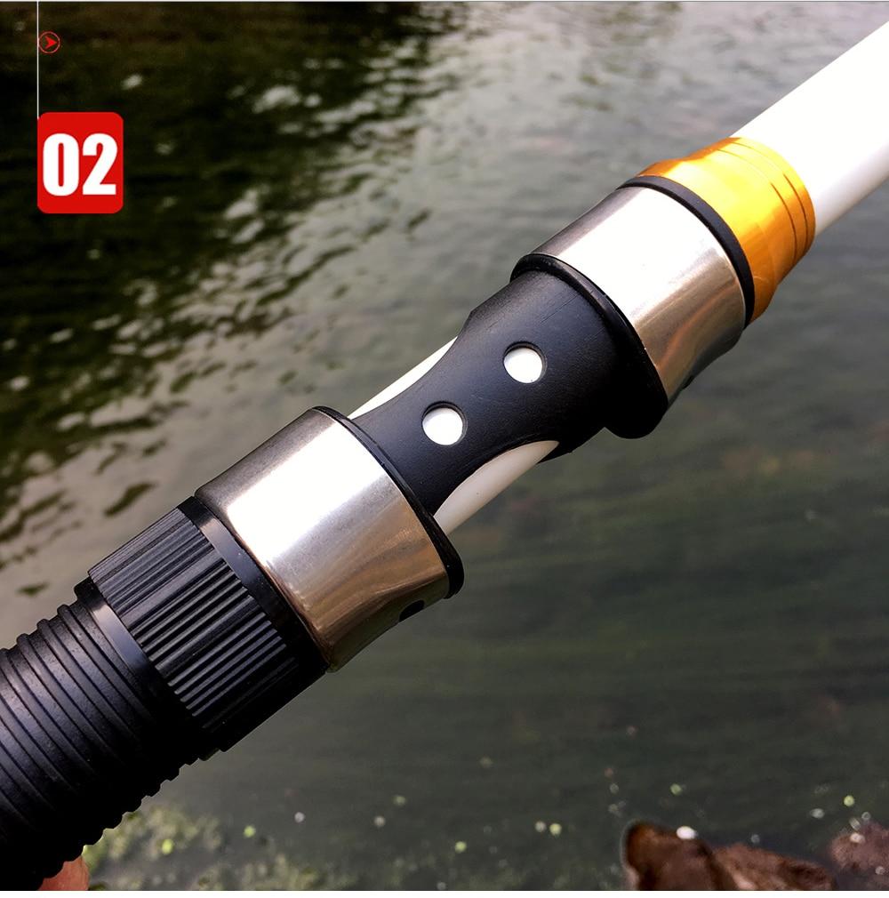 Teleskopický rybářský prut Marinex z uhlíkových vláken — 2.1–3.6m, výsuvný - Desfino