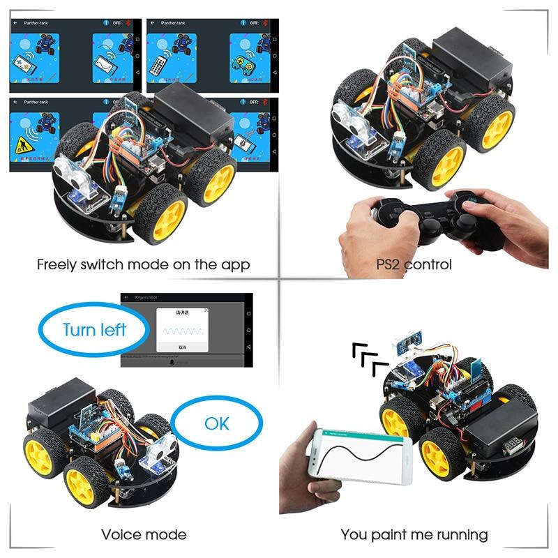 Zestaw robotyki Arduino dla początkujących RoboCraft — nauka przez praktykę - Desfino