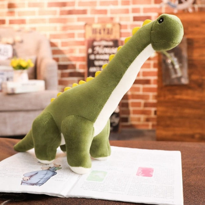 Jättestor Diplodocus-dinosauriemjukis — upprätt design, 3 färger, 3 storlekar - Desfino