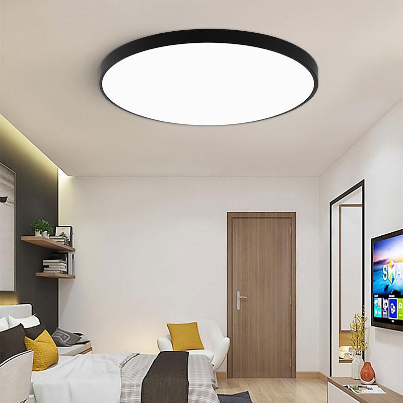 Nowoczesna lampa sufitowa Orvell LED — zintegrowana lampa do wnętrz - Desfino
