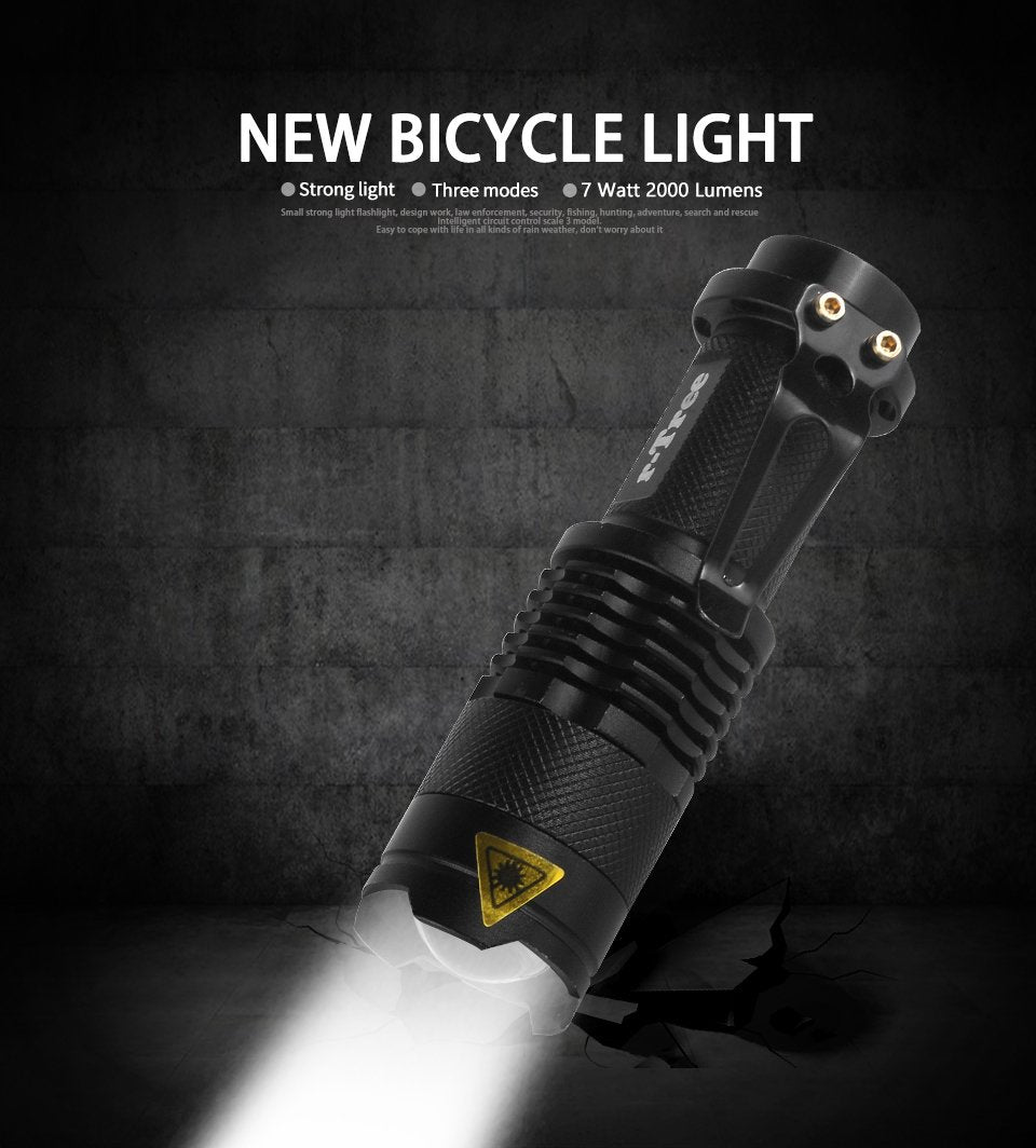 3000-Lumen-Fahrradlicht - kompakte Leuchte mit einstellbarem Fokus - Desfino