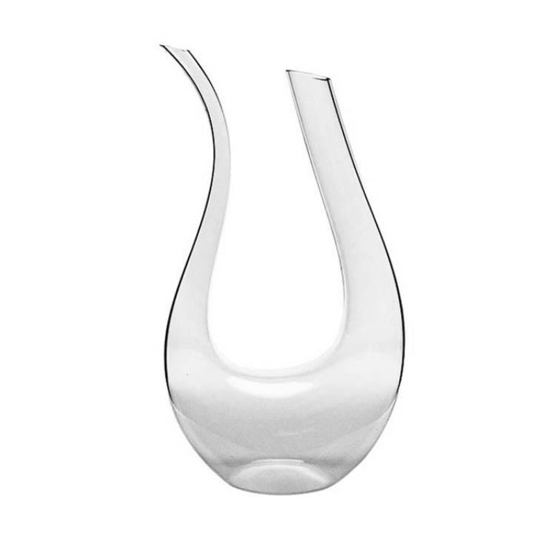 AuroraVista 1.5Lクリスタルガラスデキャンタ — 抽象的な吹きガラス製エアレーター - Desfino