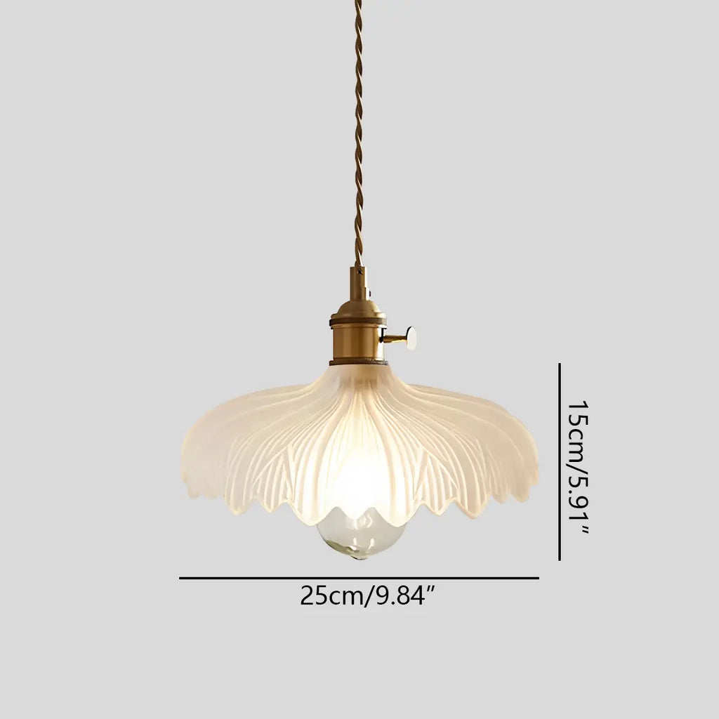 Isabel Glass Pendant Light for Kitchen Island | Desfino