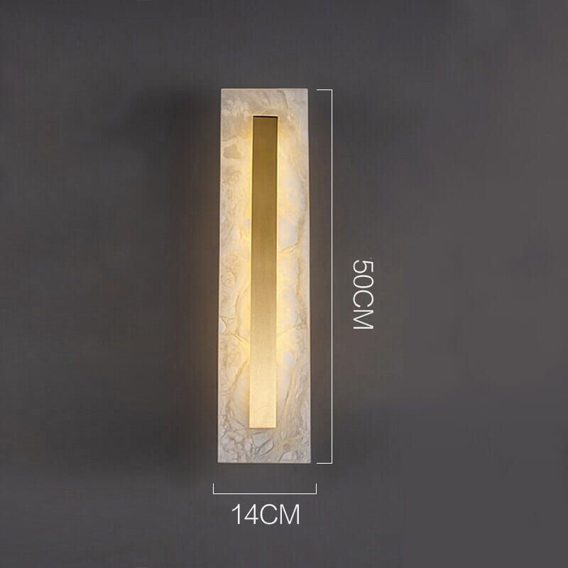 Aurelia Round Marble Wall Light — Timeless Elegant Glow - Desfino