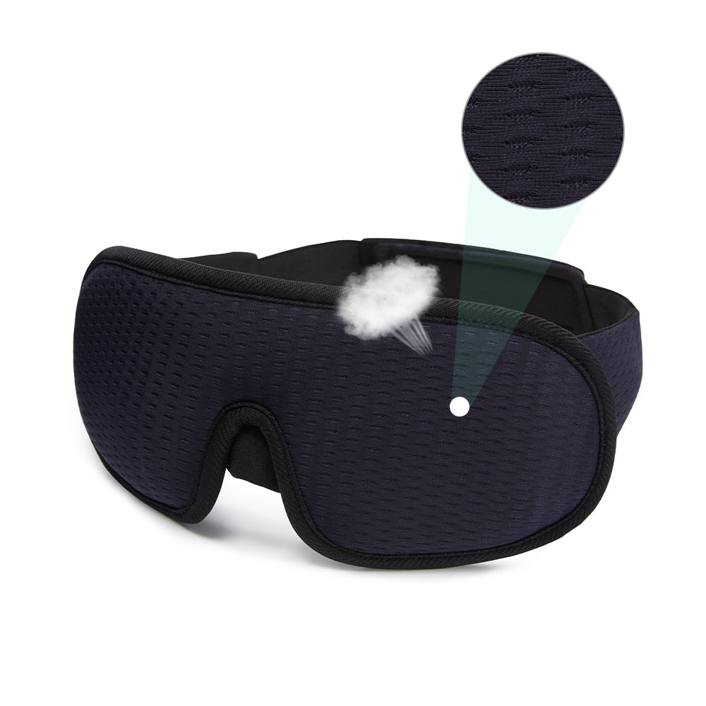 LumaDream 3D-unimaski — pehmeästi pehmustettu, valoa estävä malli - Desfino