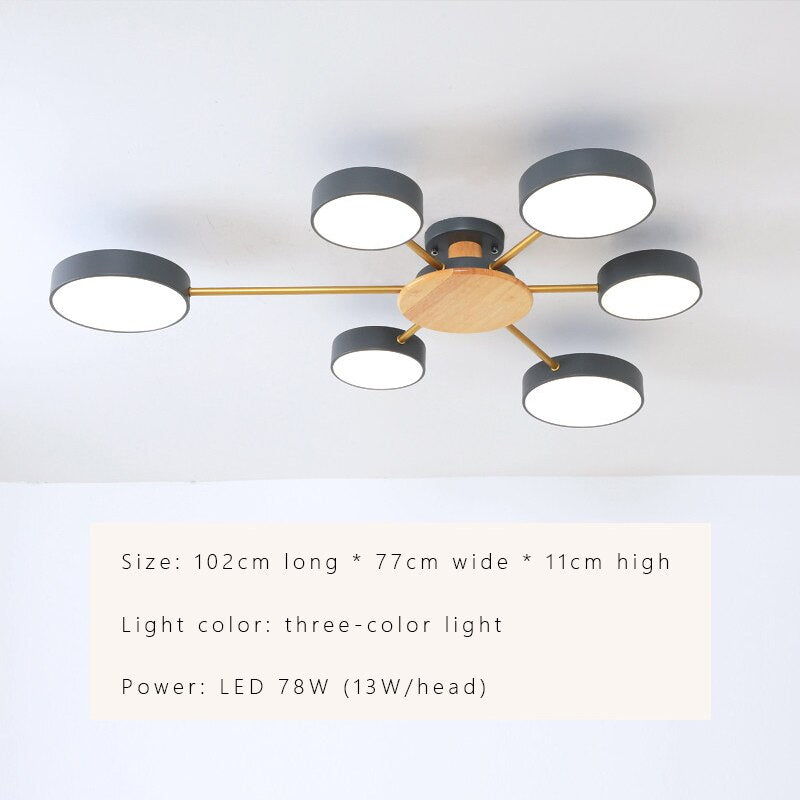 Luminax LED Chandelier — Scandinavian Modern Warm Lighting - Desfino