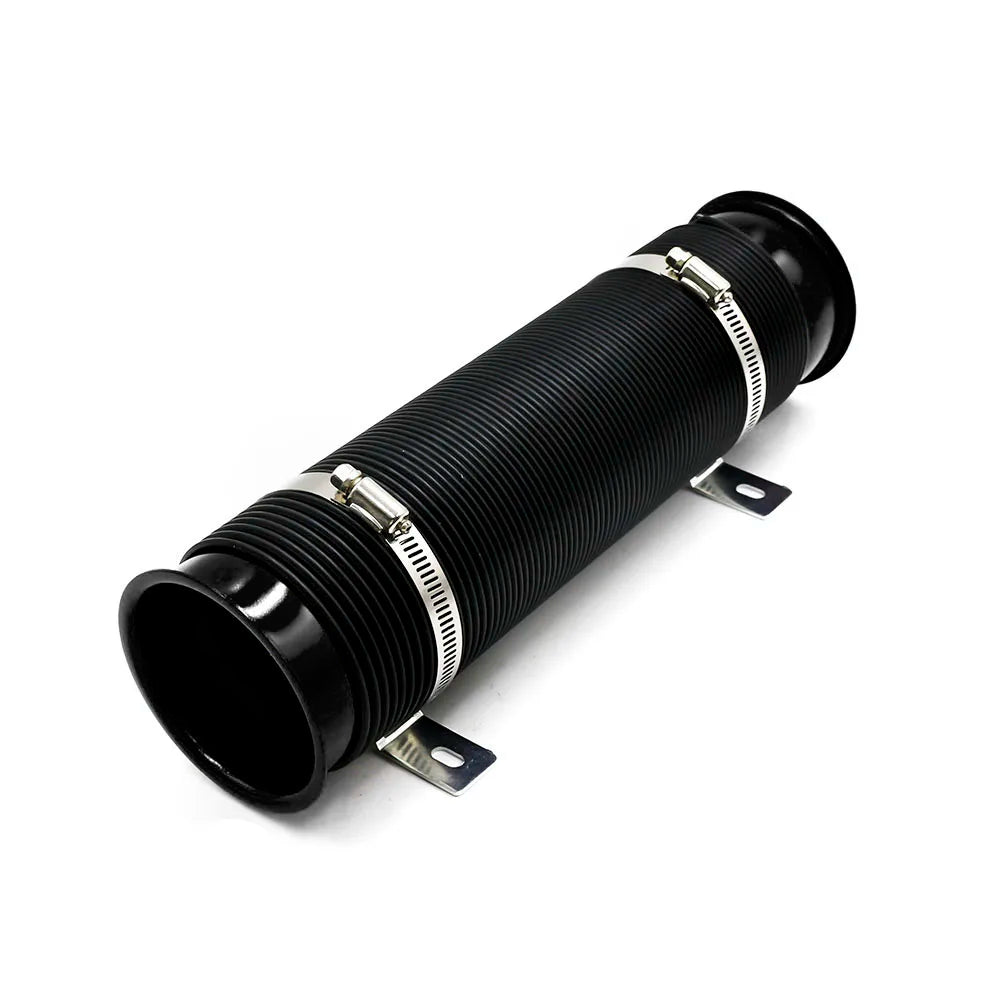 76mm Universal Flexible Telescopic Aluminum Cold Air Intake Pipe - Desfino