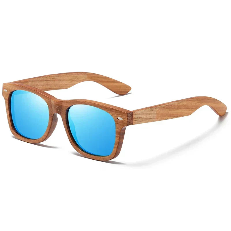 Óculos de sol de bambu polarizados UV400 Verdaro — Lentes premium - Desfino