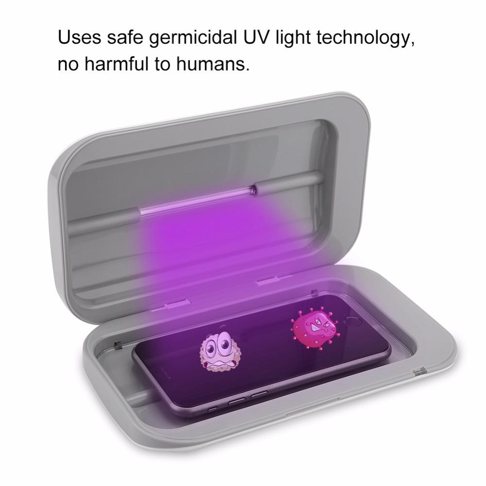 Esterilizador e desinfetante portátil para smartphones ClearWave UV-C | Desfino