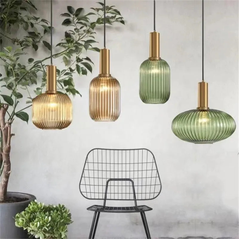 AuraGlass retro LED závěsné svítidlo — svítidlo ve vintage stylu - Desfino