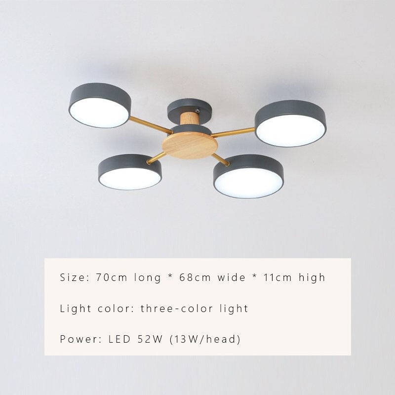 Luminax LED Chandelier — Scandinavian Modern Warm Lighting - Desfino