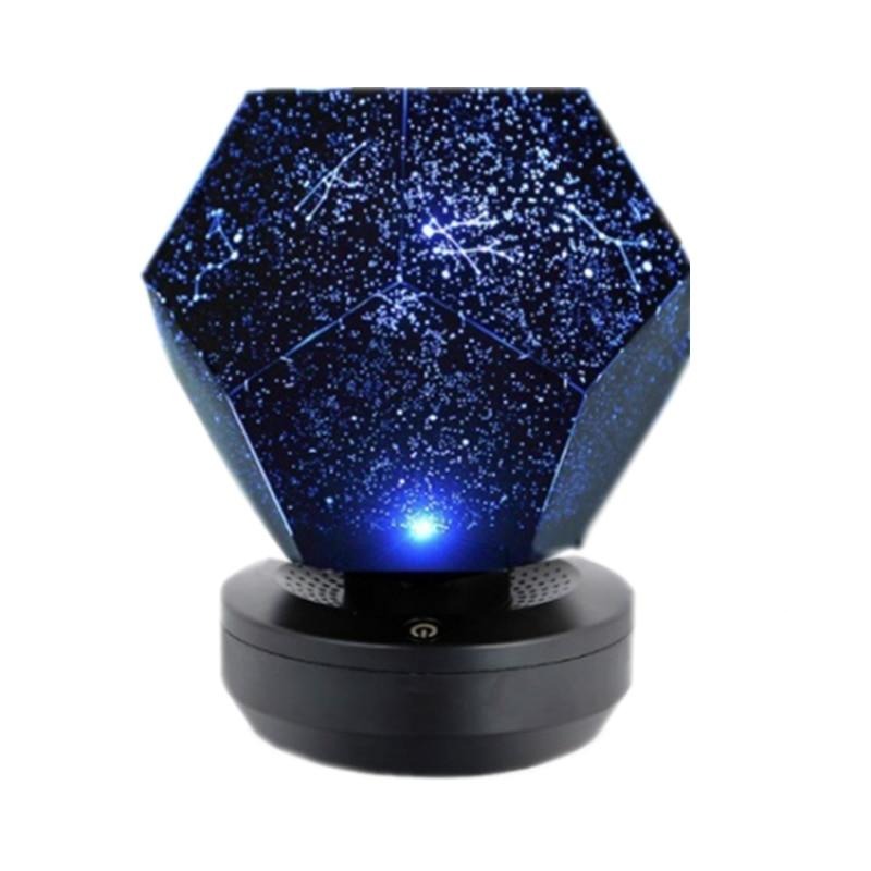 Projetor de céu nebuloso AstraLume — Efeito luminoso de céu estrelado - Desfino