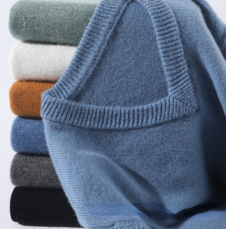 Maglione in cashmere Elarin — Vestibilità classica, consistenza morbida, struttura definita - Desfino