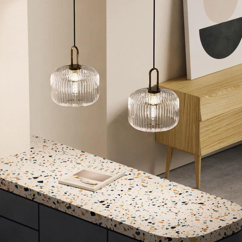 Liora skulpturala pendellampskollektion — varm LED-glöd - Desfino