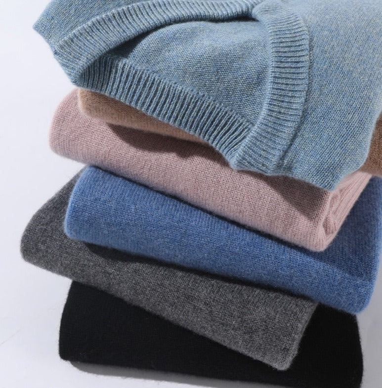 Maglione in cashmere Elarin — Vestibilità classica, consistenza morbida, struttura definita - Desfino