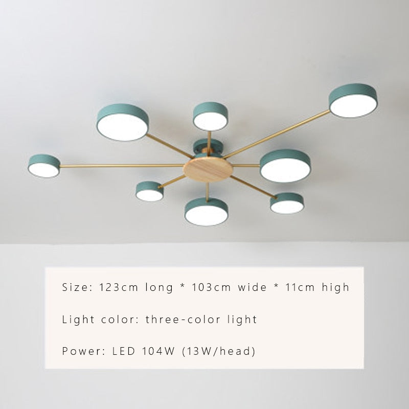 Luminax LED Chandelier — Scandinavian Modern Warm Lighting - Desfino