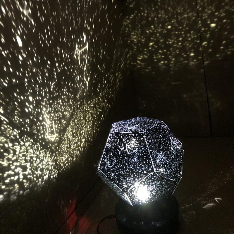 Projetor de céu nebuloso AstraLume — Efeito luminoso de céu estrelado - Desfino