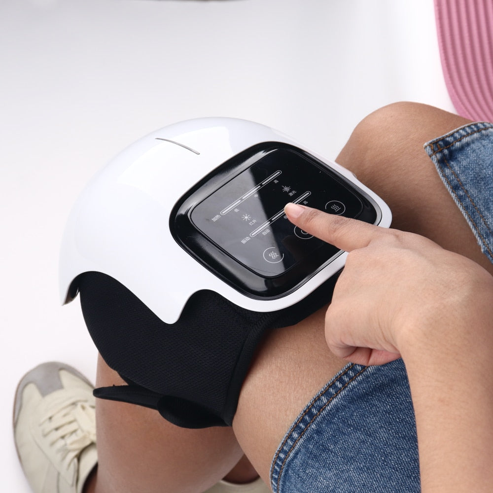 Massageador infravermelho para joelhos APEX — Calor, vibração e compressão | Desfino