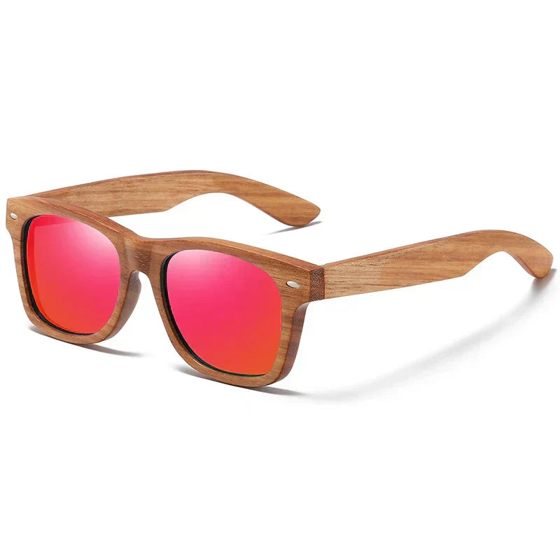 Óculos de sol de bambu polarizados UV400 Verdaro — Lentes premium - Desfino