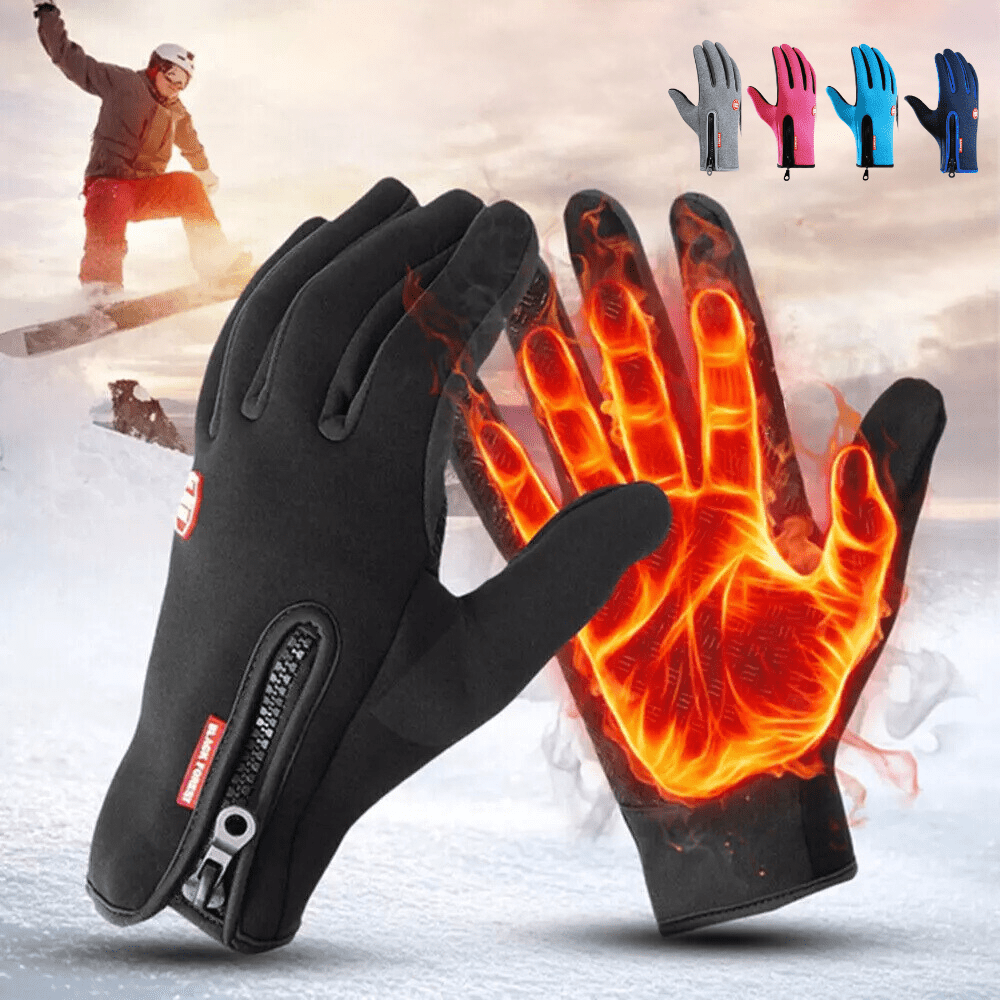Beheizte thermische Winterhandschuhe – USB-betriebene Heizung, touchscreenkompatibel