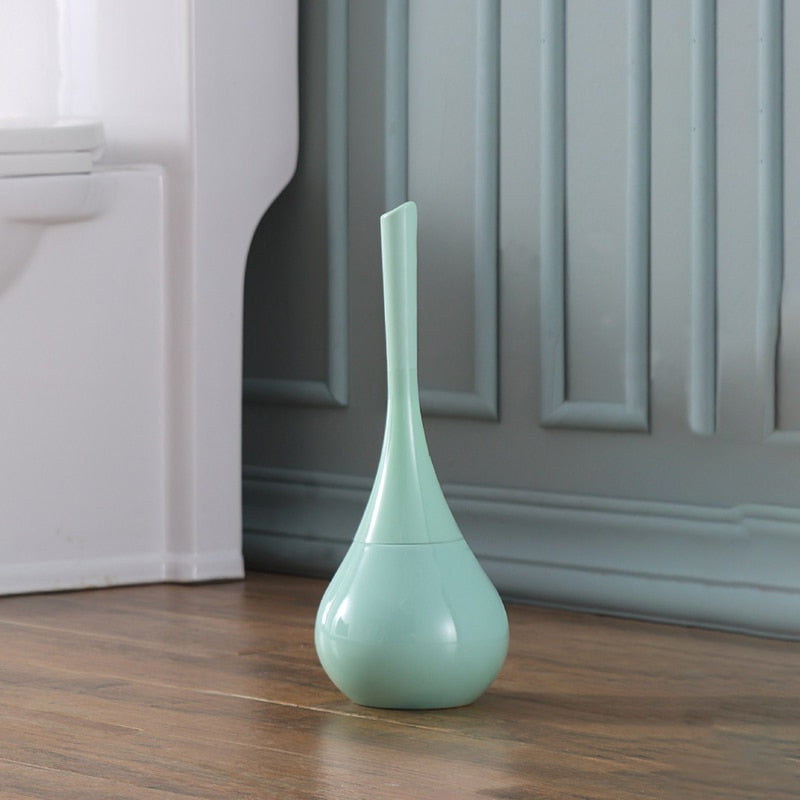 Set de brosse pour toilettes haut de gamme NovaGlide — Anti-éclaboussures, poils durables - Desfino