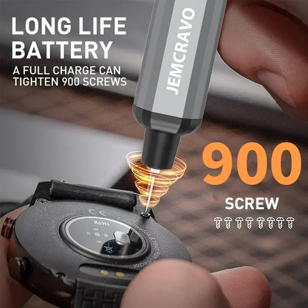 Kit de destornillador eléctrico de precisión LumaGrip 68 en 1 con LED - Desfino