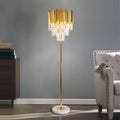 Lampe sur pied et de table LED en cristal Elyra — 3 sources lumineuses - Desfino