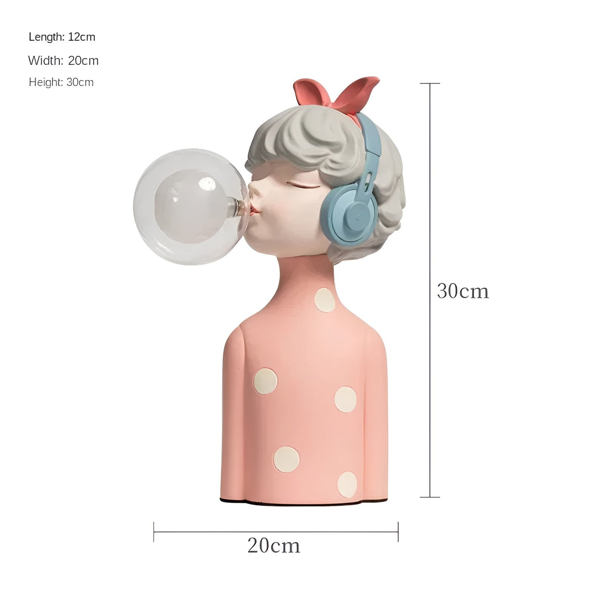 LumaSprite tegneseriefigur som natlampe med bobler — lampe med blødt lys - Desfino
