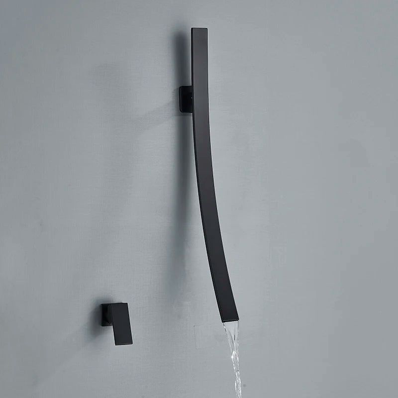 Baterie cu pipă arcuită Aeris — instalație modernă și minimalistă pentru baie - Desfino