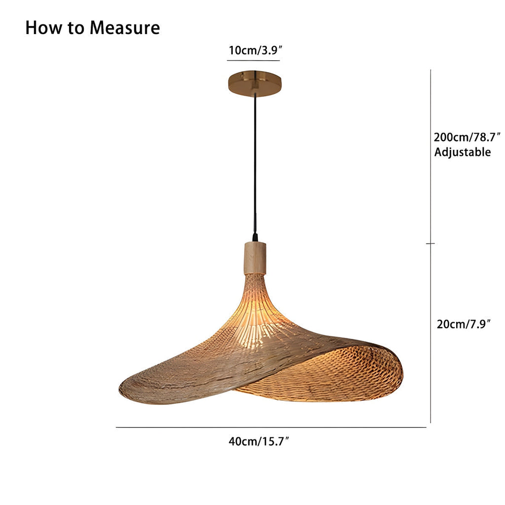 Ren Bamboo Pendant Lamp for Modern Spaces | Desfino