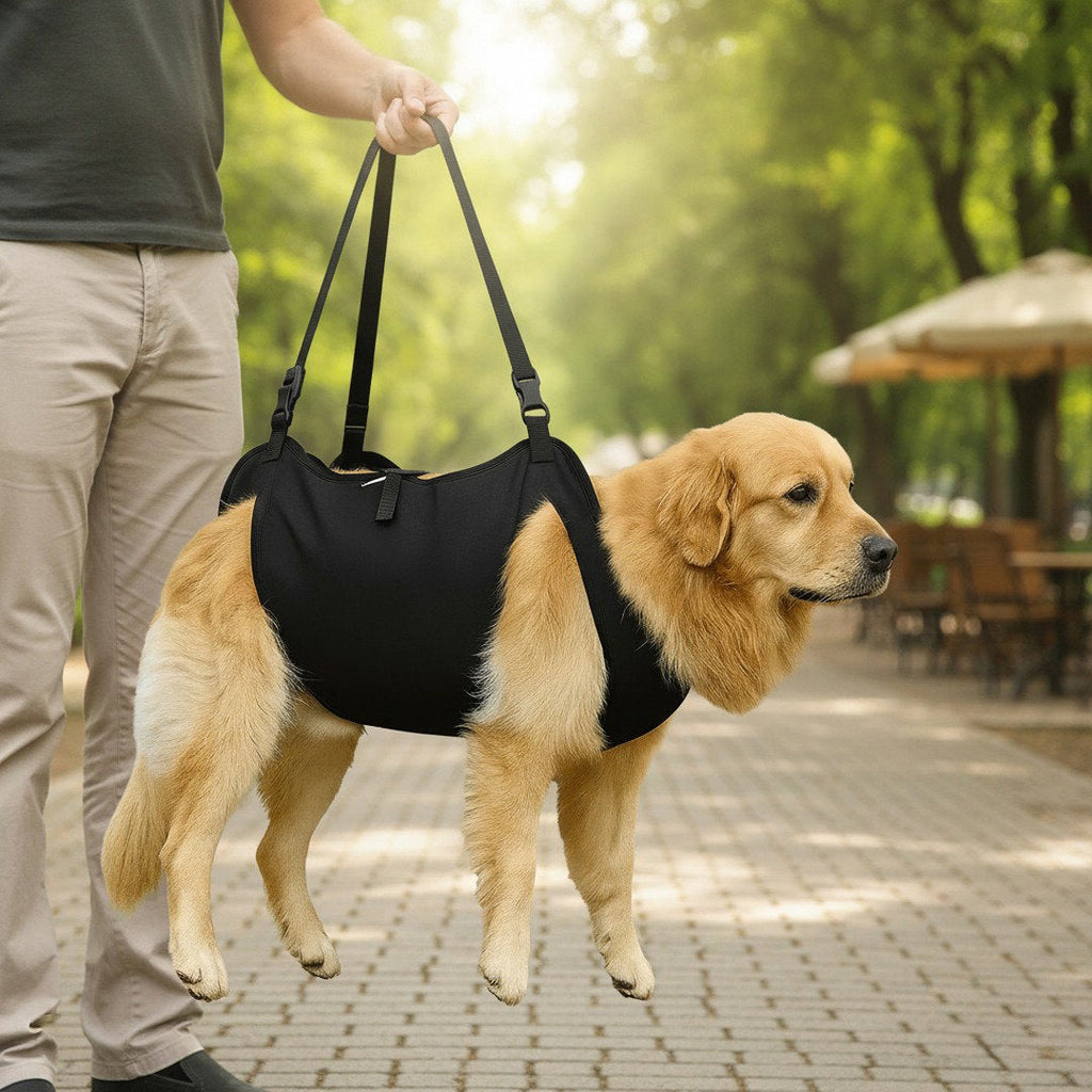 Hundebærehjælp – ergonomisk løftesele til store hunde - Desfino