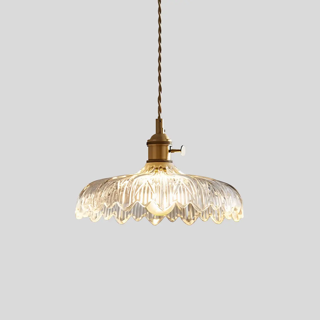 Isabel Glass Pendant Light for Kitchen Island | Desfino