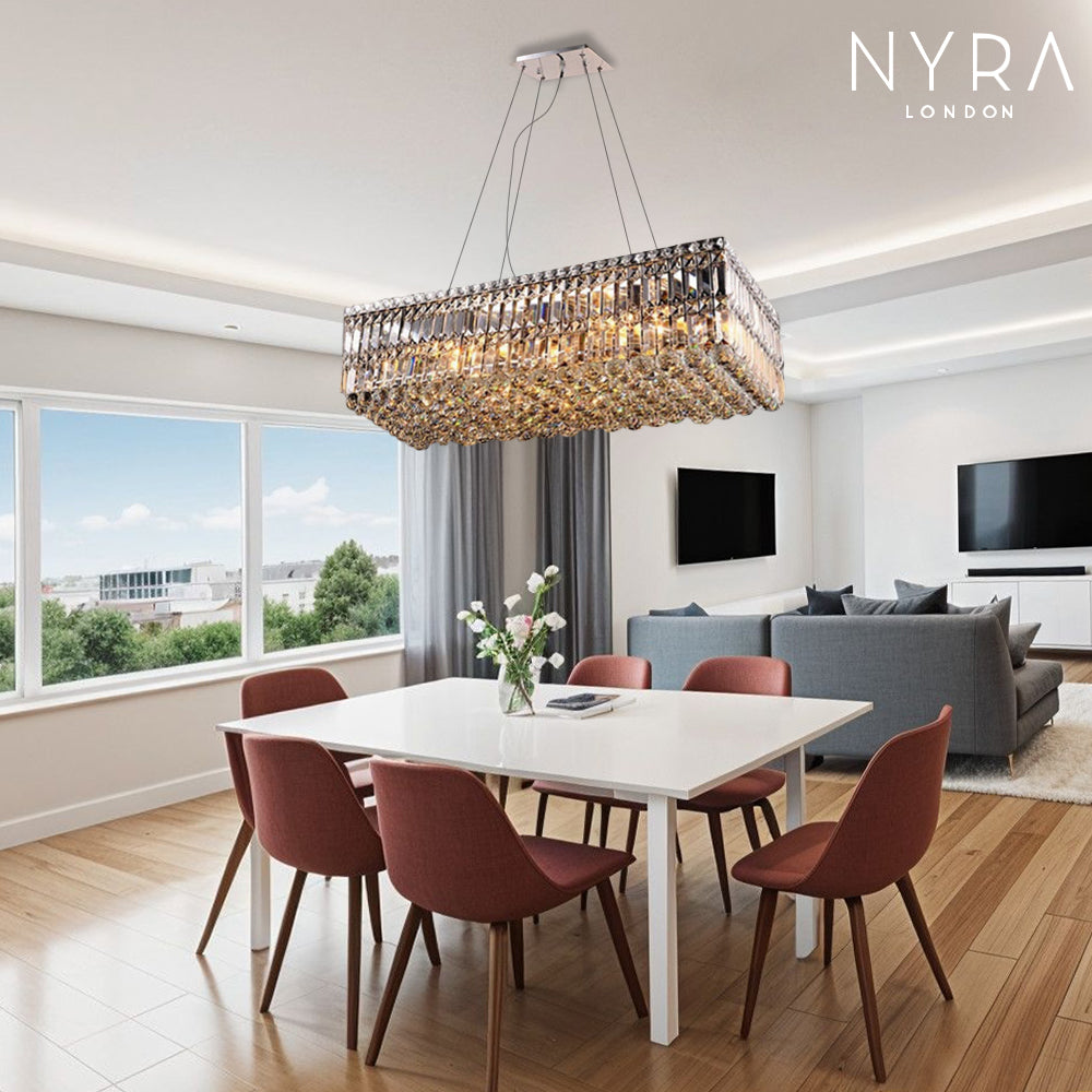 Jade Crystal Ceiling Chandelier