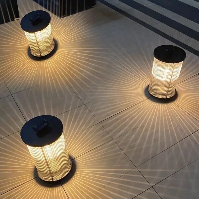 Marinell vanntett hagelanterne — Varmt LED-lys - Desfino