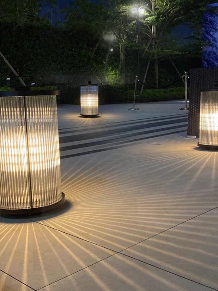 Marinell vanntett hagelanterne — Varmt LED-lys - Desfino