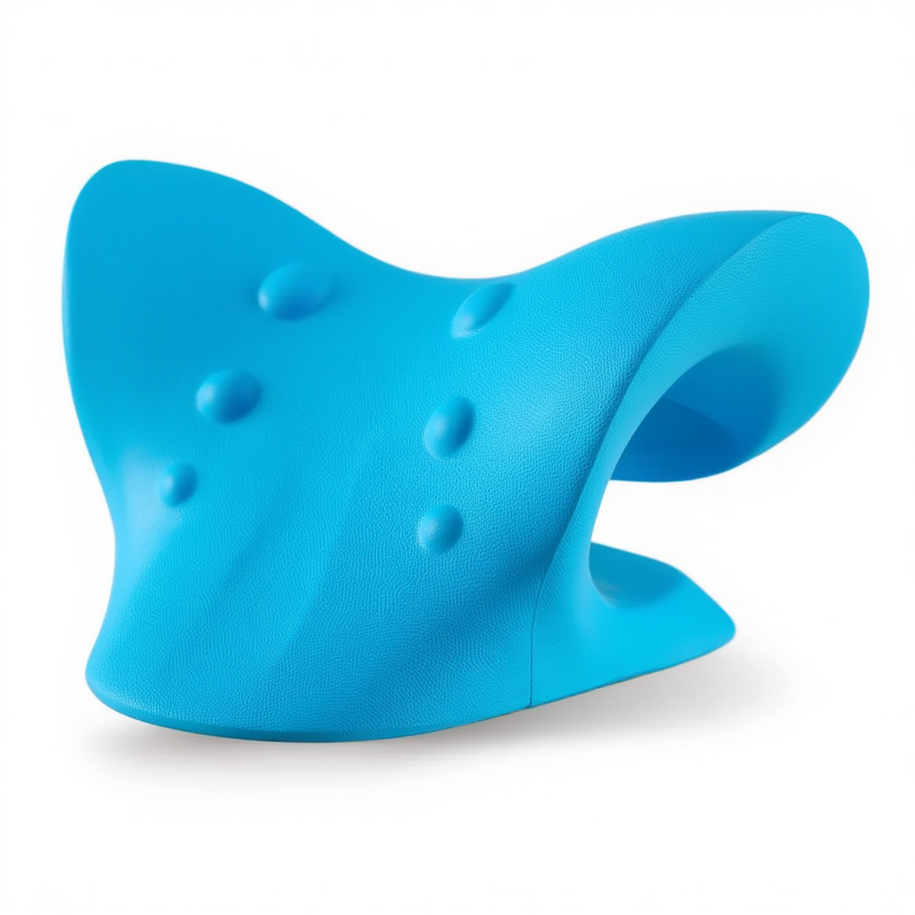 Almohada de estiramiento cervical para aliviar la tensión cervical y mejorar la postura - Desfino