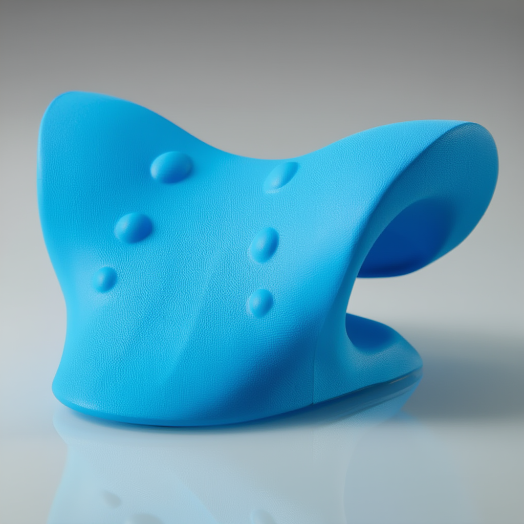 Almohada de estiramiento cervical para aliviar la tensión cervical y mejorar la postura - Desfino