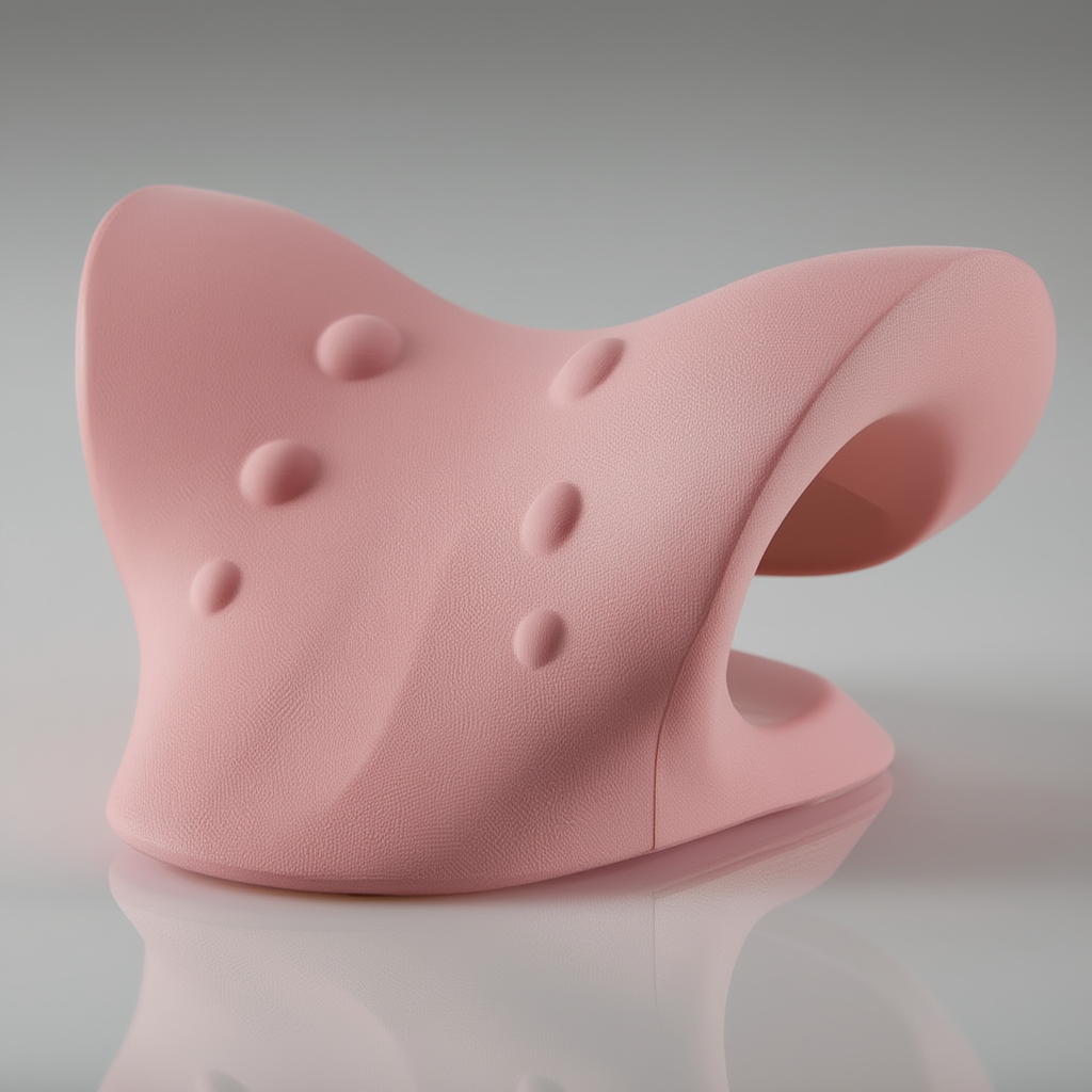 Almohada de estiramiento cervical para aliviar la tensión cervical y mejorar la postura - Desfino