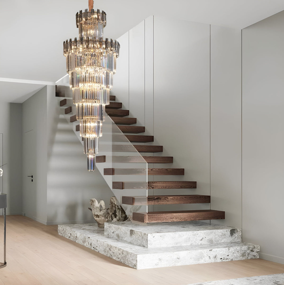 Bellamy-loftkrone i fransk empirestil med flere etager