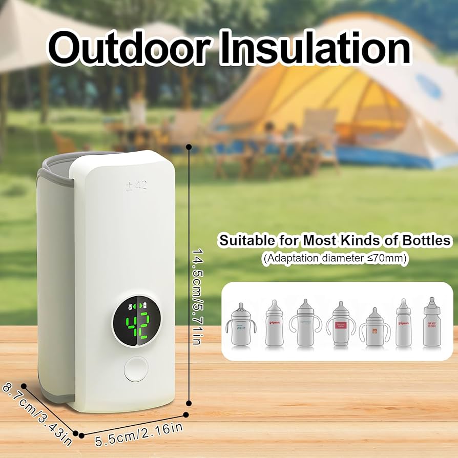 QuikNest Portable Bottle Warmer — Fast, Even, Safe Heating - Desfino