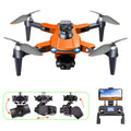רחפן עם מצלמה כפולה באיכות 8K AeroX — מיקום GPS, מנועים ללא מברשות - Desfino